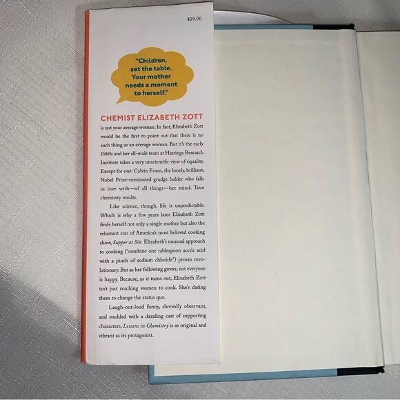 Lessons in Chemistry Book Bonnie Garmus Novel Best Seller Apple TV Show Reading - Picture 9 of 13